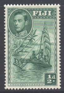 Fiji Scott 117c - SG249a, 1938 George VI 1/2d Perf 14 MH*