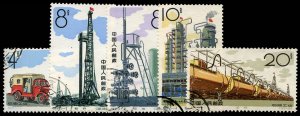 China PRC #799-803, 1964 Oil Industry, set of five, used