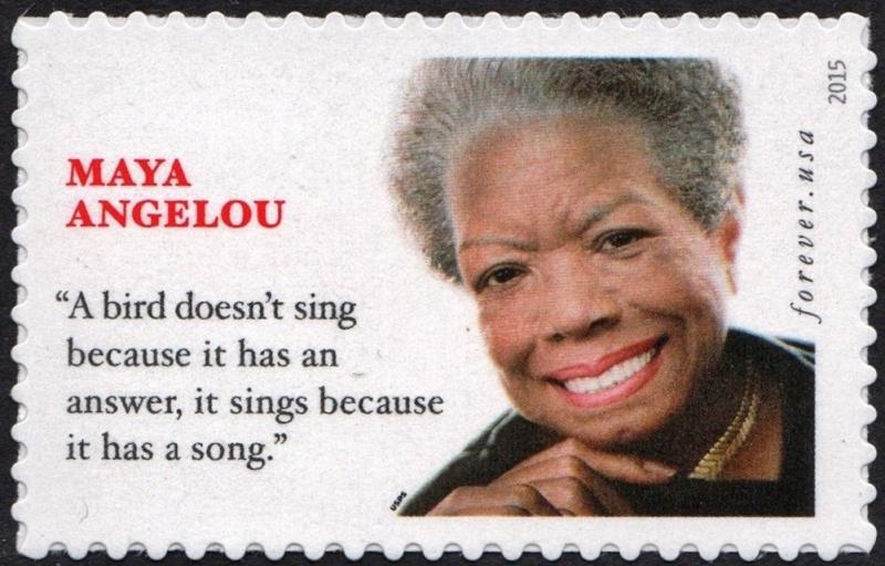 SC#4979 (49¢) Maya Angelou Single (2015) SA