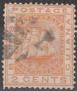 British Guiana #73 F-VF Used CV $4.00  (A16497)