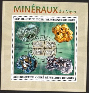 Niger 2013 Minerals I Sheet Used / CTO