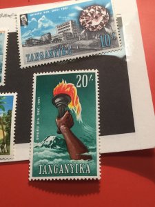 Tanganyika Stamps Scott #53-56 Mint Never Hinged 1961 High Values- See Photos!