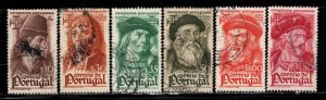 Portugal #642-49 ~ Short Set 6 of 8 ~ Navigators ~ Used   (1945)