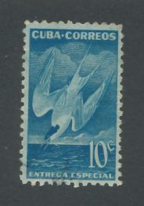 Cuba 1953 Scott E18 used - 10c, Roseate tern, Bird