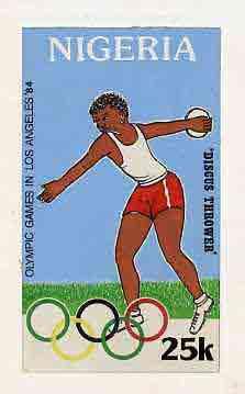 Nigeria 1984 Los Angeles Olympic Games - original hand-pa...