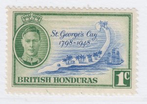 BRITISH HONDURAS 1949 1c MH* Stamp A30P16F42006-