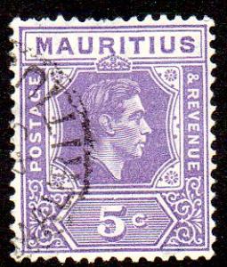 Mauritius  Scott 214  Used