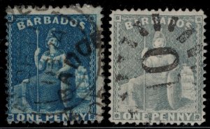 Barbados #51,51b  CV $3.85
