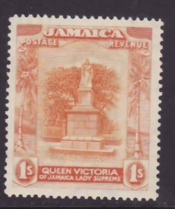 Jamaica-Sc#96- id13-unused og hinged 1sh Monument-1921-3-