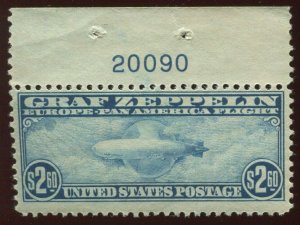 US #C15 Graf Zeppelin Air Mail Mint Plate # Stamp NH