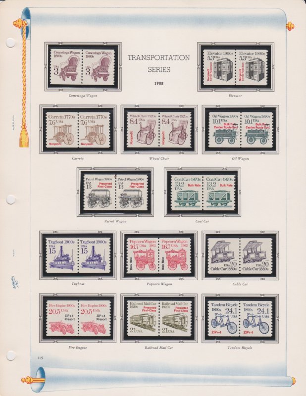 United States of America Postal Stamps