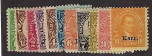 US Scott #658-668 complete set Mint NH OG F-VF