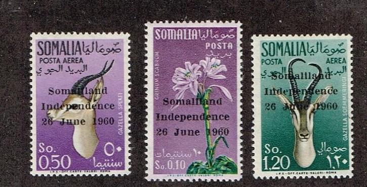 Somalia  1960  242, C68-69  Almost MNH