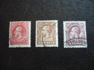 Stamps - Jamaica - Scott# 103-105 - Used Set of 3 Stamps