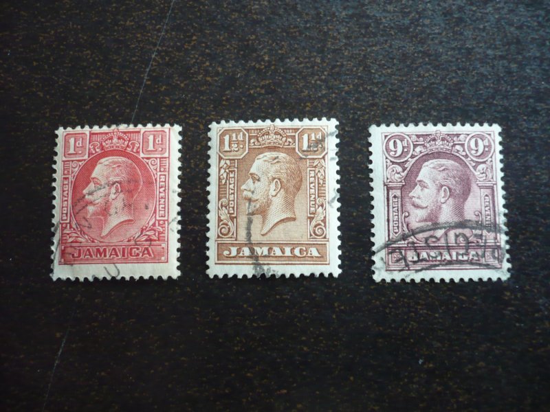 Stamps - Jamaica - Scott# 103-105 - Used Set of 3 Stamps