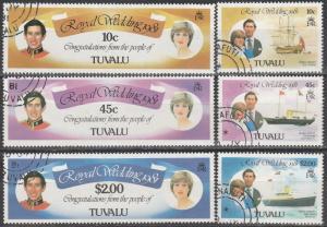 Tuvalu #157-62 CV $2.90 (A2538)