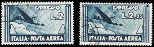 ITALY CE3-4 used  CV $203.25 (ID # 112079)