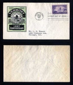 # 903 First Day Cover addressed with Ioor cachet dated 3-4-1941