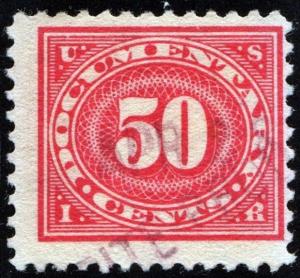 R238 50¢ Documentary Stamp (1917) Used