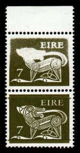 1975 7p Dog with spectacular cylinder skip leaving the dog without a face!