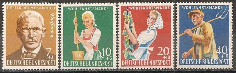 Germany #B362-5 Mint Never Hinged F-VF CV $7.35 (S12)  