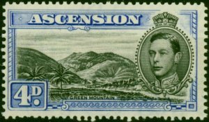 Ascension 1940 4d Black & Ultramarine SG42c Fine LMM