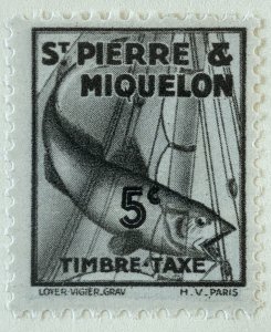 AlexStamps ST. PIERRE & MIQUELON #J32 XF Mint 