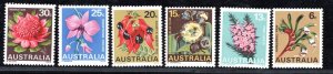 AUSTRALIA SC# 434-39 FVF/MNH