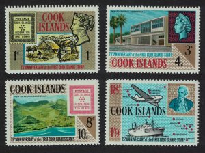 Cook Is. First Cook Islands Stamps 4v 1967 MNH SG#222-225