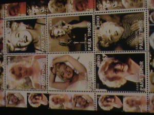 COLORFUL MARILYN MONROE STAMP SHEET