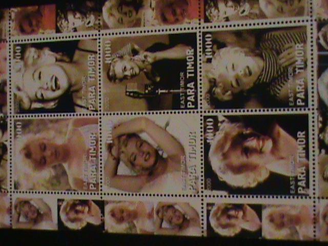 COLORFUL MARILYN MONROE STAMP SHEET