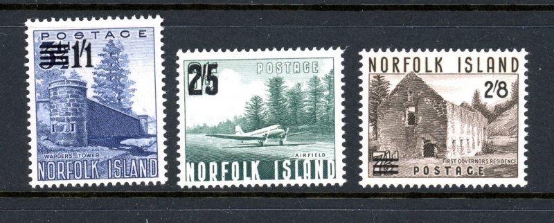 Norfolk Island 26-28 MH  1960