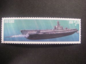 Scott 3377, $3.20 US Navy Submarine, MNH High Value Beauty