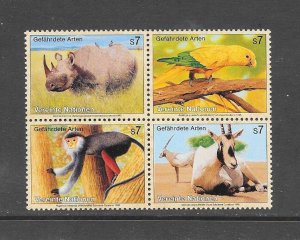 UNITED NATIONS-VIENNA #183a ENDANGERED SPECIES MNH