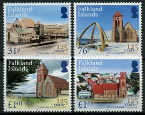 Falkland Islands Churches Stamps 2017 MNH Christ Church Cathedral 125 Yrs 4v Set