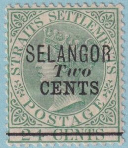 MALAYA - SELANGOR 20  SG 45  MINT REMNANT OG * NO FAULTS EXTRA FINE! - MZD