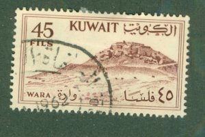 KUWAIT 166 USED BIN $0.30