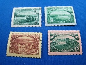 RUSSIA 1951  -  SCOTT # 1559-1562     USED