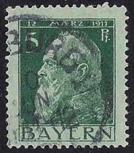 Bavaria #78 5 PF Prince Regent Luitpold Stamp used F-VF