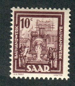 Saar #204 Mint Hinged single