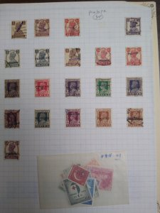 collection on pages Pakistan to 1965 QJ: CV $200+