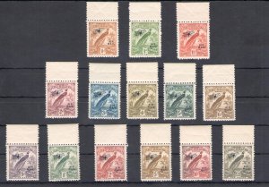 1932-34 New Guinea, Stanley Gibbons b. 190/203 set of 14 values - MNH ** - All E