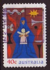 Australia 1999 Sc#1797, SG#1920 40c Madonna and Child USED.