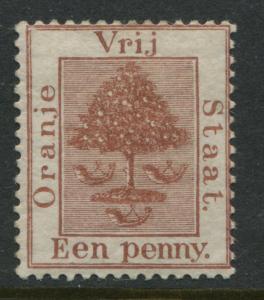 Orange Free State QV 1883 1d brown mint o.g.