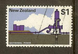 New Zealand, Scott #457, $1 Power Plant, Used