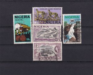 SA15g Nigeria selection of used stamps