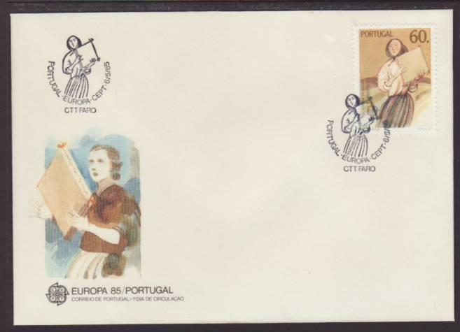 Portugal 1627 Europa 1985 U/A FDC 