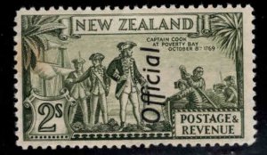 New Zealand Scott o71a perf 12.5 MH* Official  CV $90 tone spots in paper