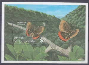 1991 British Virgin Islands 737/B67 Butterflies 10,00 €