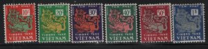 VIETNAM, J1-J6,  MINT HINGED SET